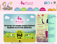 Tablet Screenshot of koruncuk.org